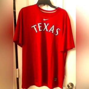 Nike Dri-Fit MLB Texas Rangers Logo T-Shirt